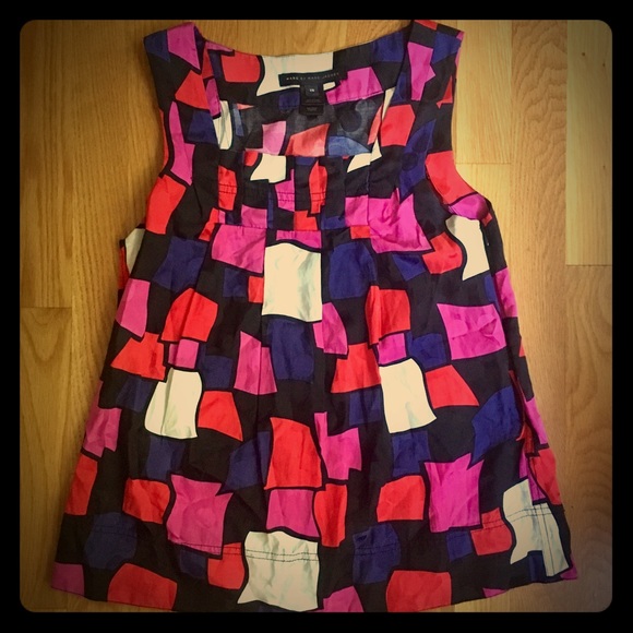 Gorgeous Marc Jacobs Colorful Sleeveless Top - Picture 1 of 7